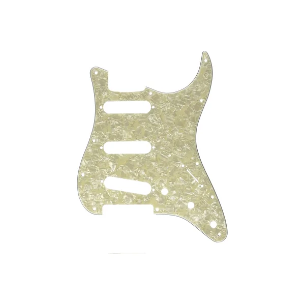 Fender Pickguard HSS Aged White Moto