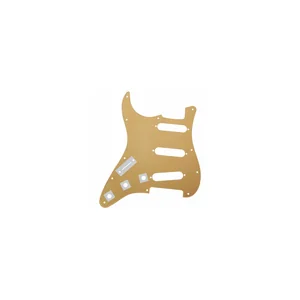 Fender Pickguard Strat. Gold SSS 11