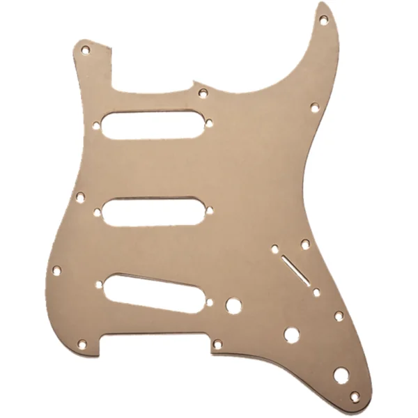 Fender Pickguard Strat. Gold SSS 11