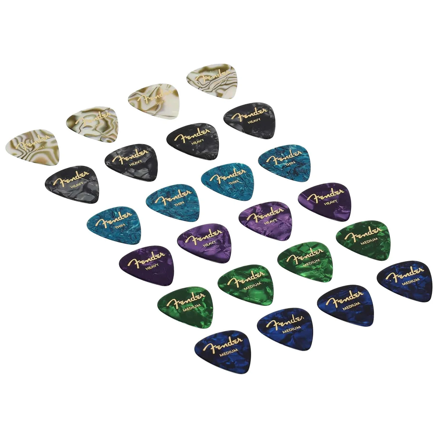 Fender Premium Cell Mix Pick Set 24