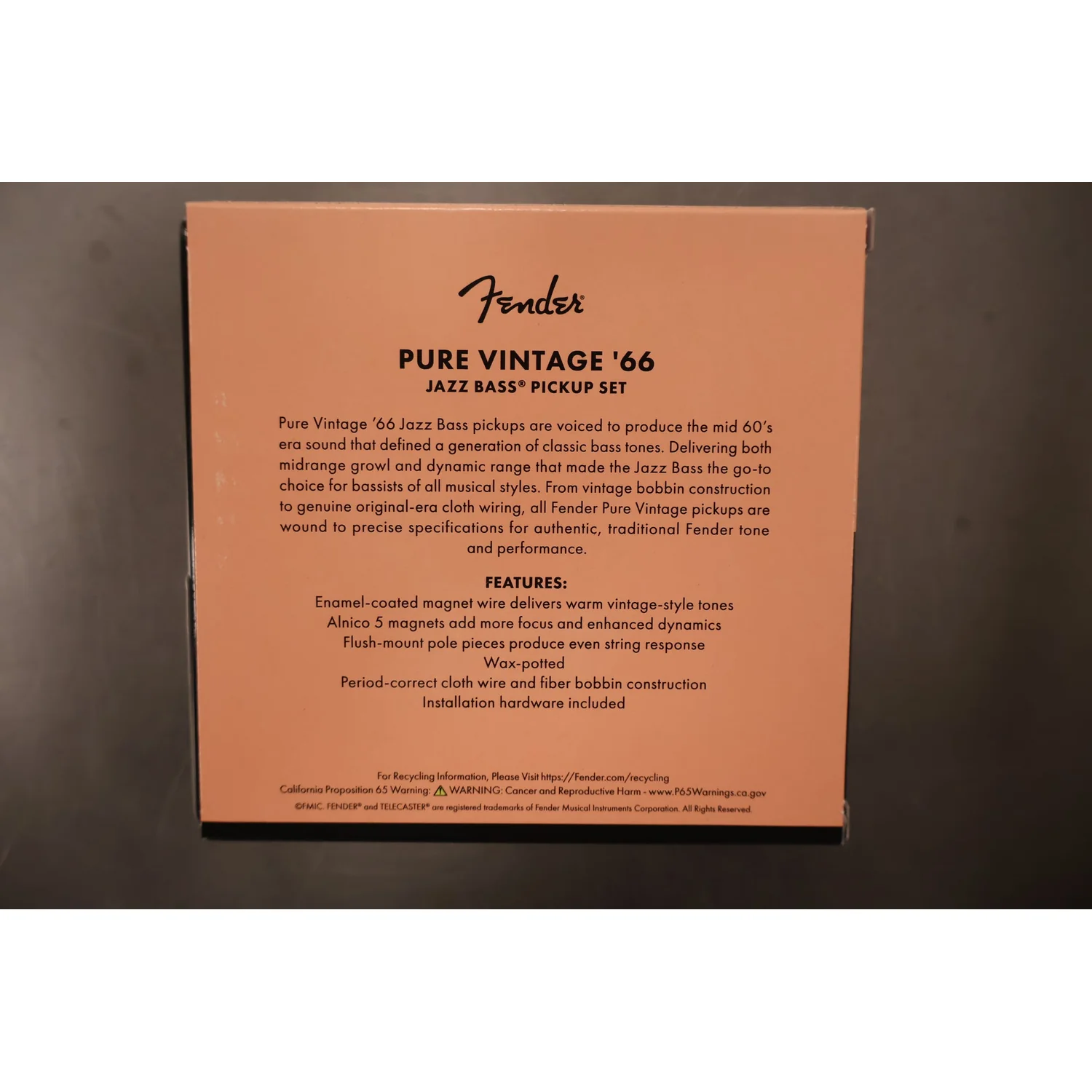 Fender Pure Vintage 66 J-Bass PU-Set