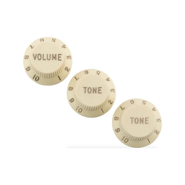 Fender Roadworn Strat Knobs WHT