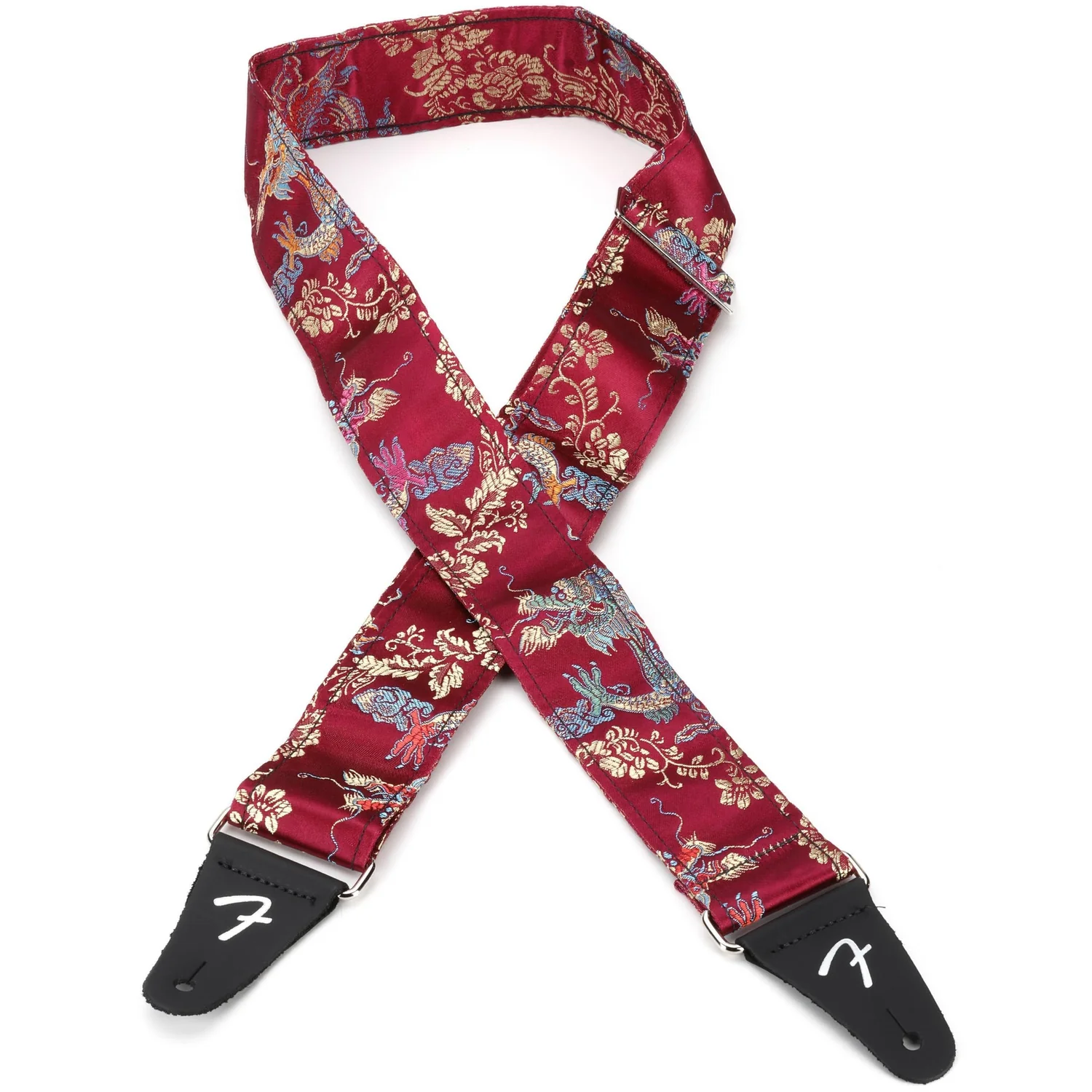 Fender Satin Dragon Strap Wine