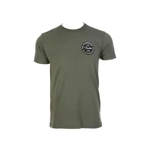 Fender Strat Anniv Badge Tee Oliv XXL