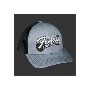 Fender Strat Guitar Hat Heather Grey
