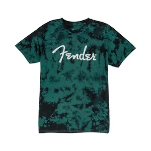 Fender T-Shirt Tie-Dye Logo Black XL