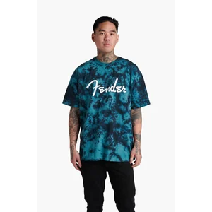 Fender T-Shirt Tie-Dye Logo Black XXL