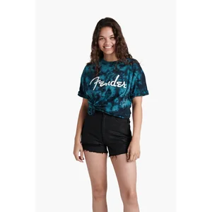 Fender T-Shirt Tie-Dye Logo Black XXL