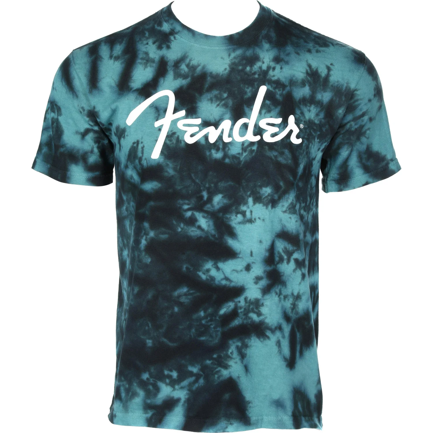 Fender T-Shirt Tie-Dye Logo Black XXL