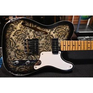 Fender Tele Dual P90 Black Paisley