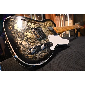 Fender Tele Dual P90 Black Paisley