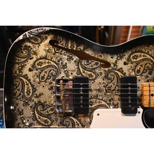 Fender Tele Dual P90 Black Paisley