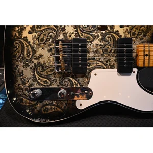 Fender Tele Dual P90 Black Paisley