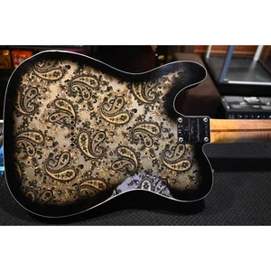 Fender Tele Dual P90 Black Paisley