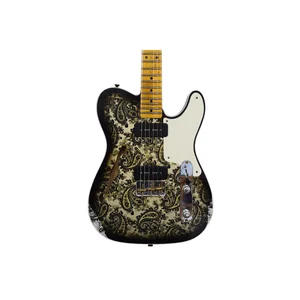 Fender Tele Dual P90 Black Paisley