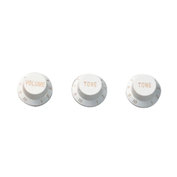 Fender Volume & Tone Knobs Set White