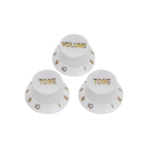 Fender Volume & Tone Knobs Set White