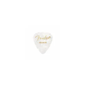 Fender White Pearloid Pick Set M