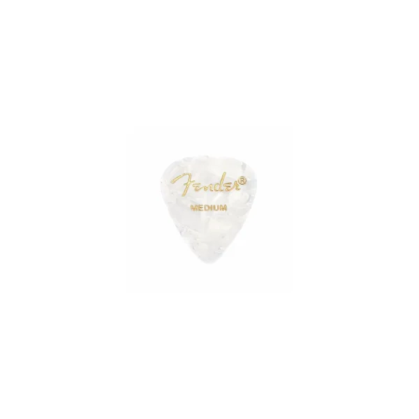 Fender White Pearloid Pick Set M