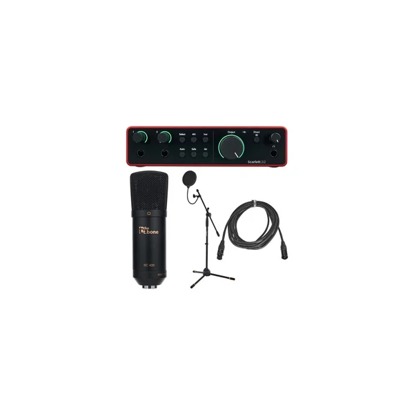 Focusrite Scarlett 2i2 4th Gen. Mic Bund