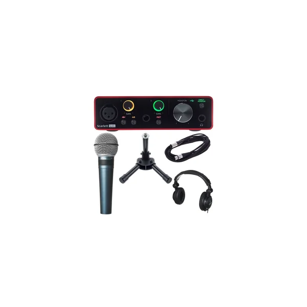 Focusrite Scarlett Solo 3rd Podcast Set