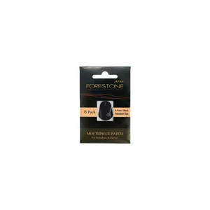Forestone Mouthpiece Patch Black Stand.