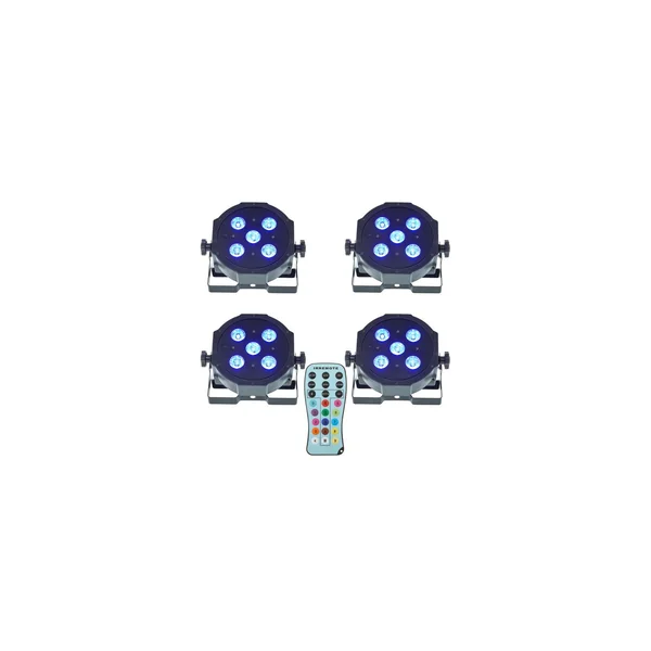 Fun Generation SePar Quad LED RGB UV Bundle 4