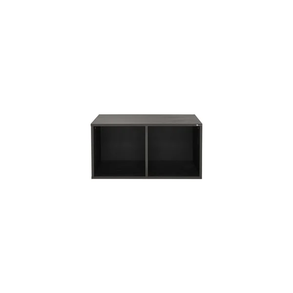 Fun Generation Vinyl Shelf Two Black