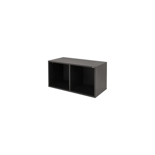 Fun Generation Vinyl Shelf Two Black