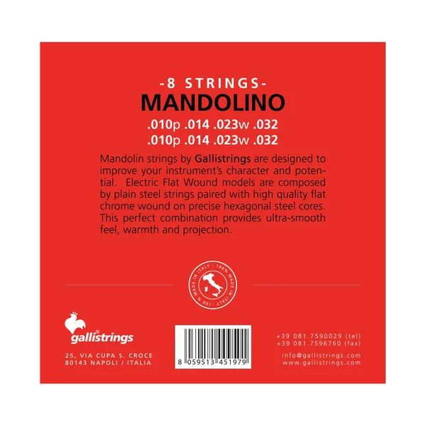 Galli Strings AFW1032 Mandolin Str. Light