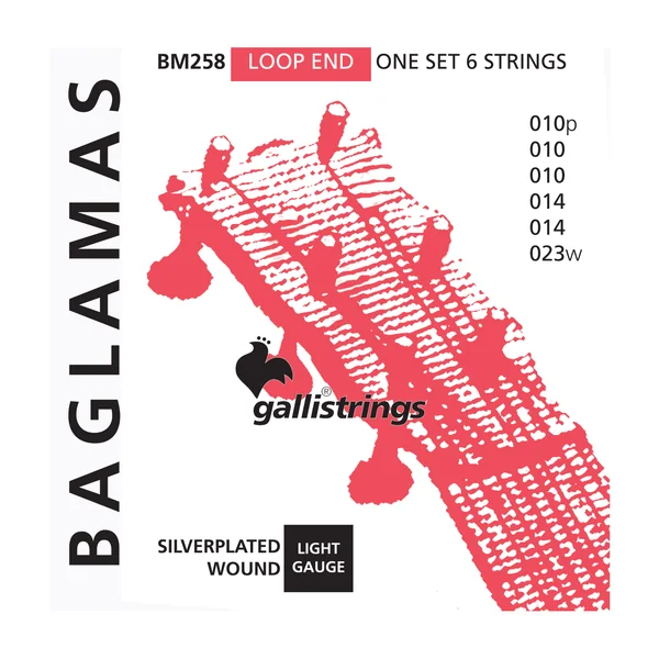 Galli Strings BM258 Baglamas Strings Light