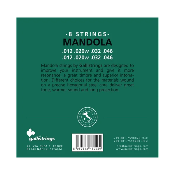 Galli Strings PHB100 CL Mandola Str. Light