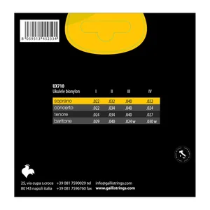 Galli Strings UX710 Soprano Ukulele Strings
