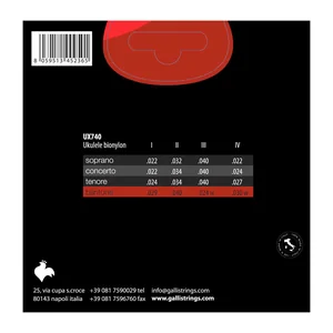 Galli Strings UX740 Baritone Ukulele Strings