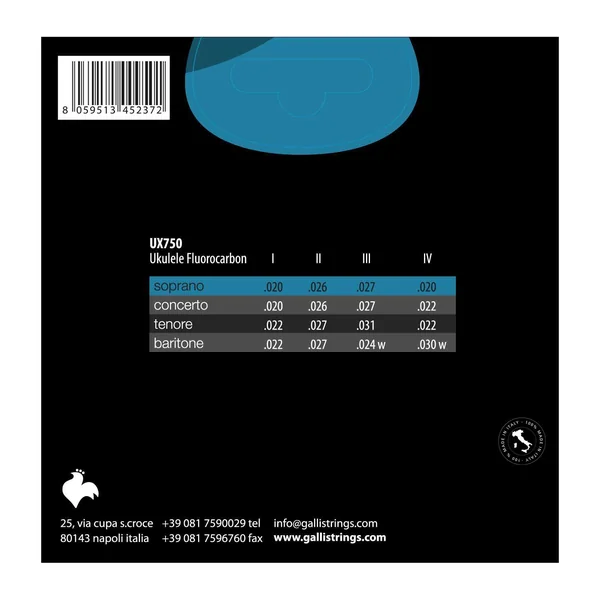 Galli Strings UX750 Soprano Ukulele Strings