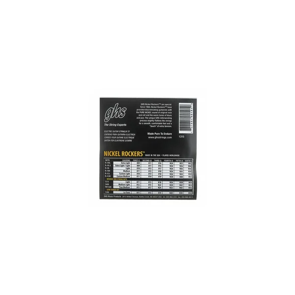GHS 1315 LT Nickel Rockers 011-050