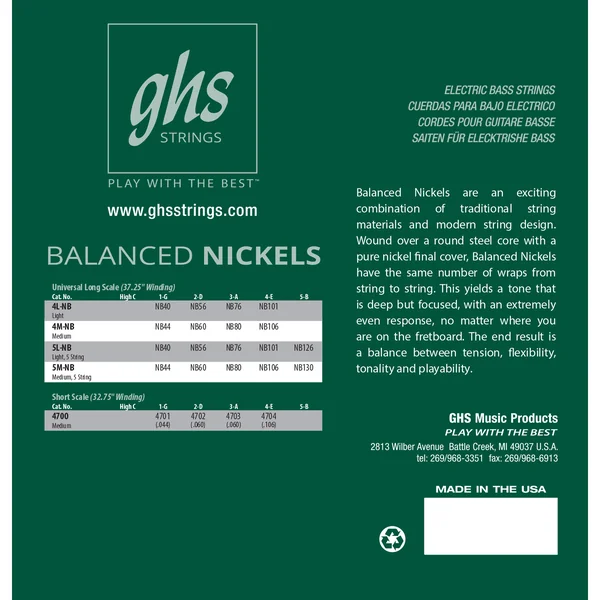 GHS Balanced Nickels 044-106