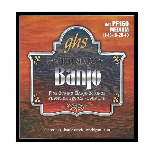 GHS PF160 5-String Banjo Set