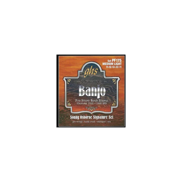 GHS PF175 5-String Banjo Set