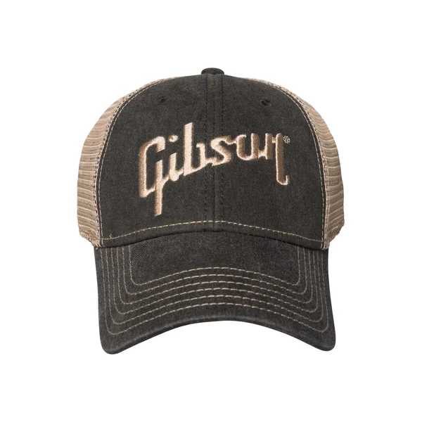 Gibson Baseball Cap Faded Denim