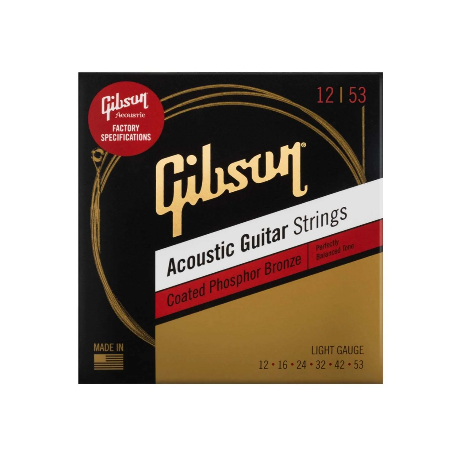 Gibson Coated Phosphor Bronze Light