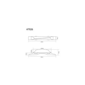 Grover B 7926 Archtop Guitar Bridge