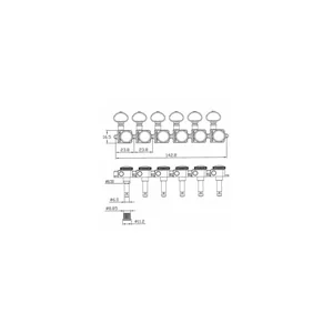 Grover Rotogrip Grover 505FVN Nickel