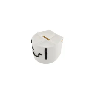 Hardcase 14" F.Tom Case F.Lined White