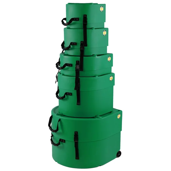 Hardcase HRockFus6 F.Lined Set D.Green