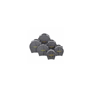 Hardcase HRockFus6 F.Lined Set Granite