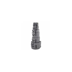 Hardcase HRockFus6 F.Lined Set Granite