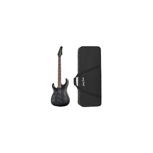 Harley Benton Amarok 6 LH BKNT Flame w/Case