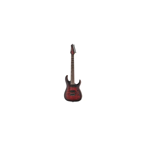 Harley Benton Amarok-7  BKRD Quilted Burst
