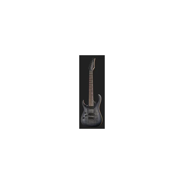 Harley Benton Amarok 7 LH BKNT Flame w/Bag